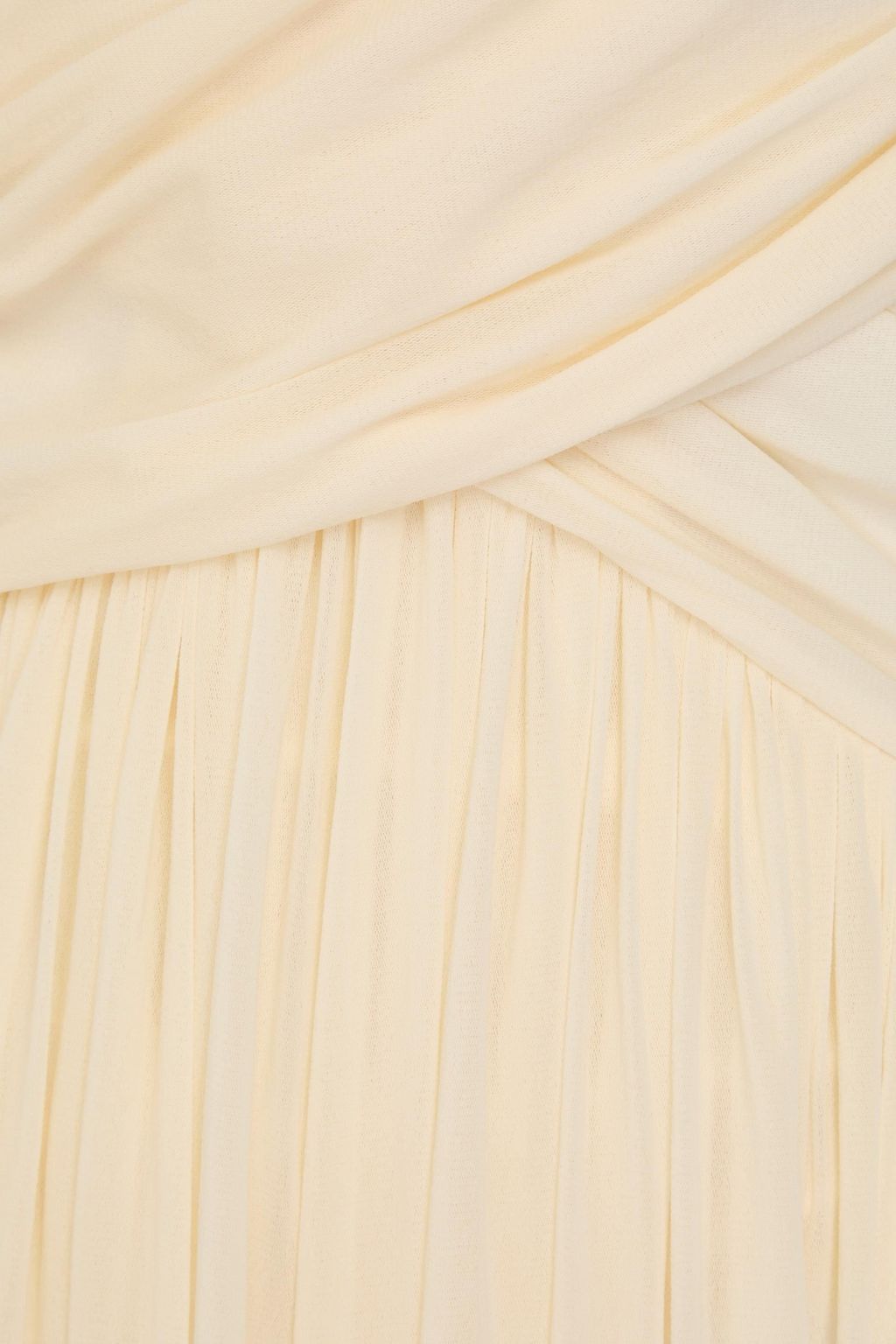 PHILOSOPHY DI LORENZO SERAFINI Open-back twisted mesh maxi dress