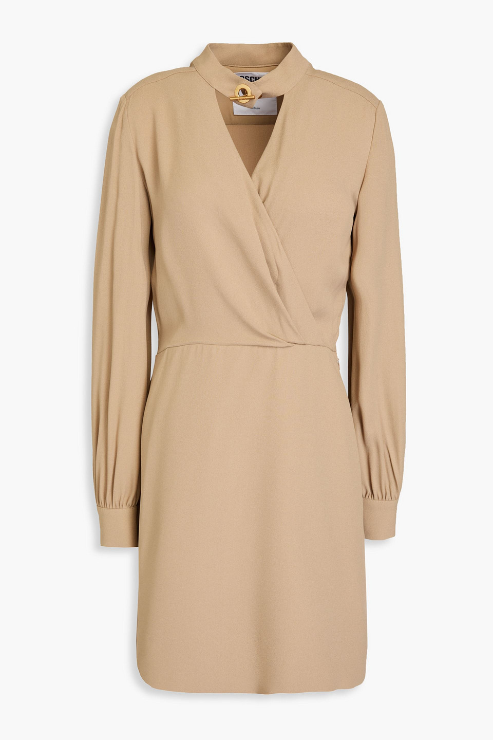 Moschino - Crepe mini dress - Neutral - IT 42