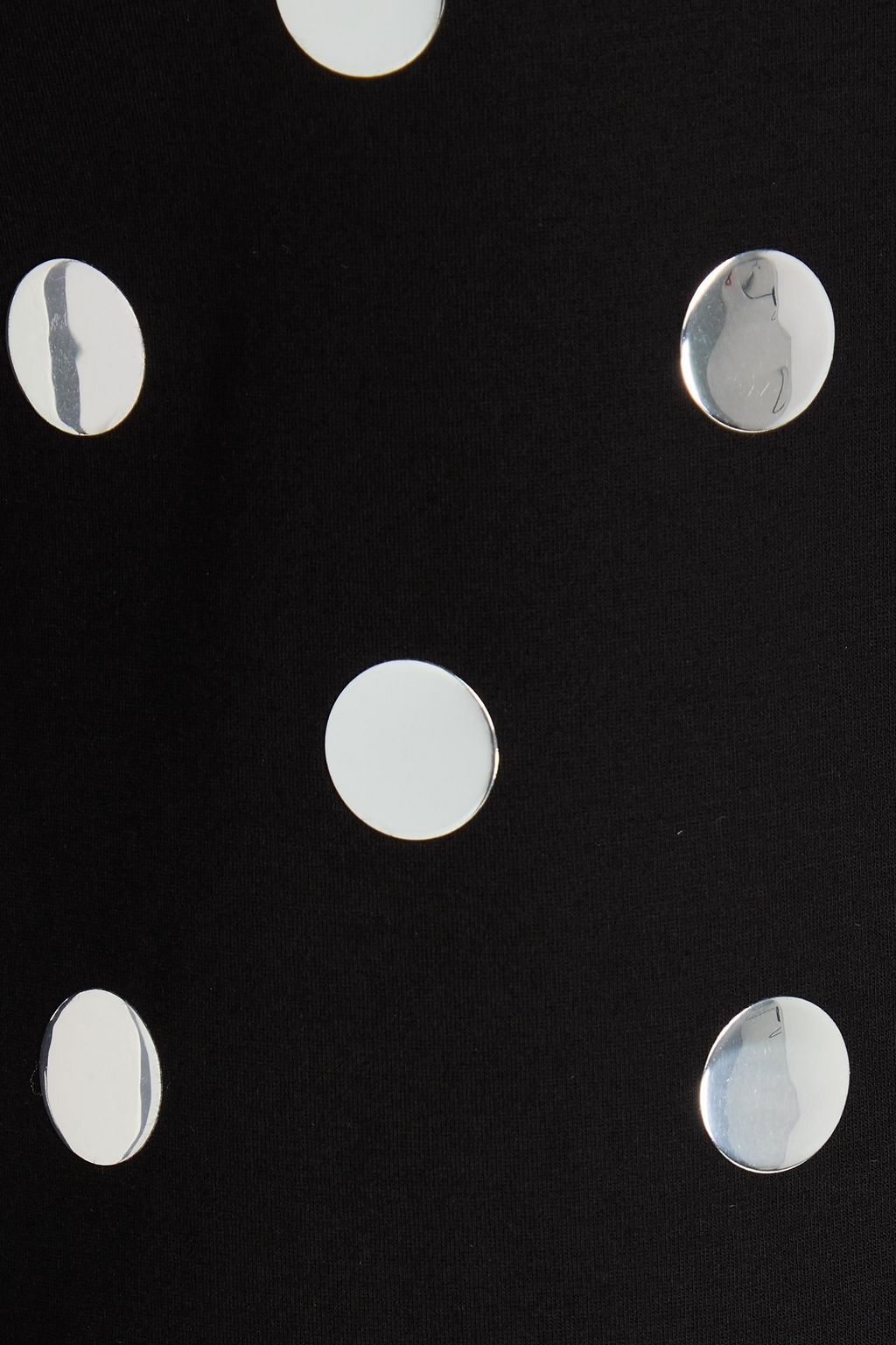 AREA Studded jersey mini dress