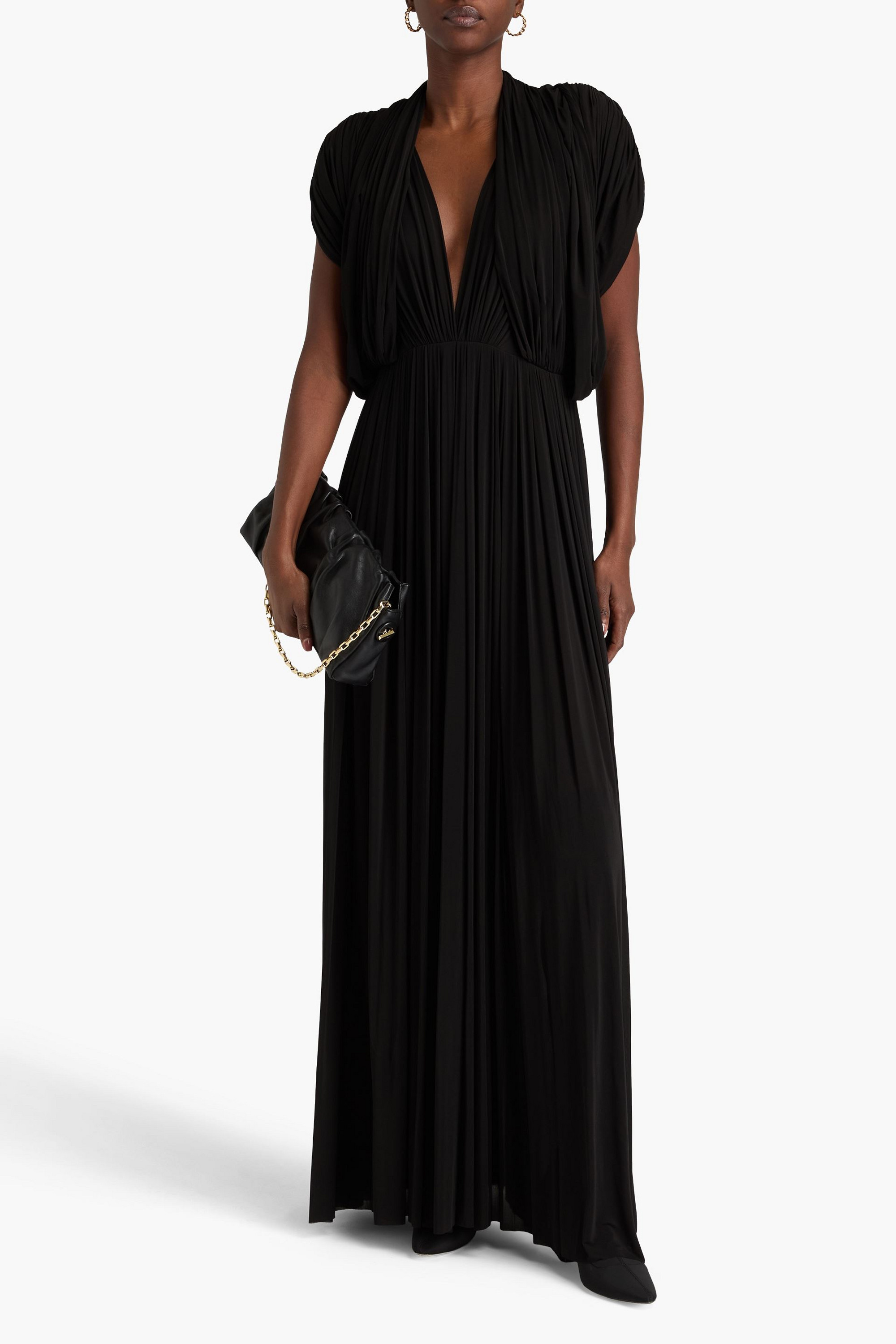 Philosophy di Lorenzo Serafini Draped jersey maxi dress