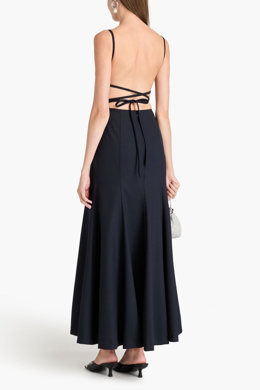 PHILOSOPHY DI LORENZO SERAFINI Maxikleid aus Webstoff