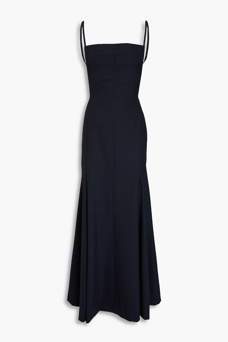Philosophy Di Lorenzo Serafini Woven Maxi Dress In Midnight Blue