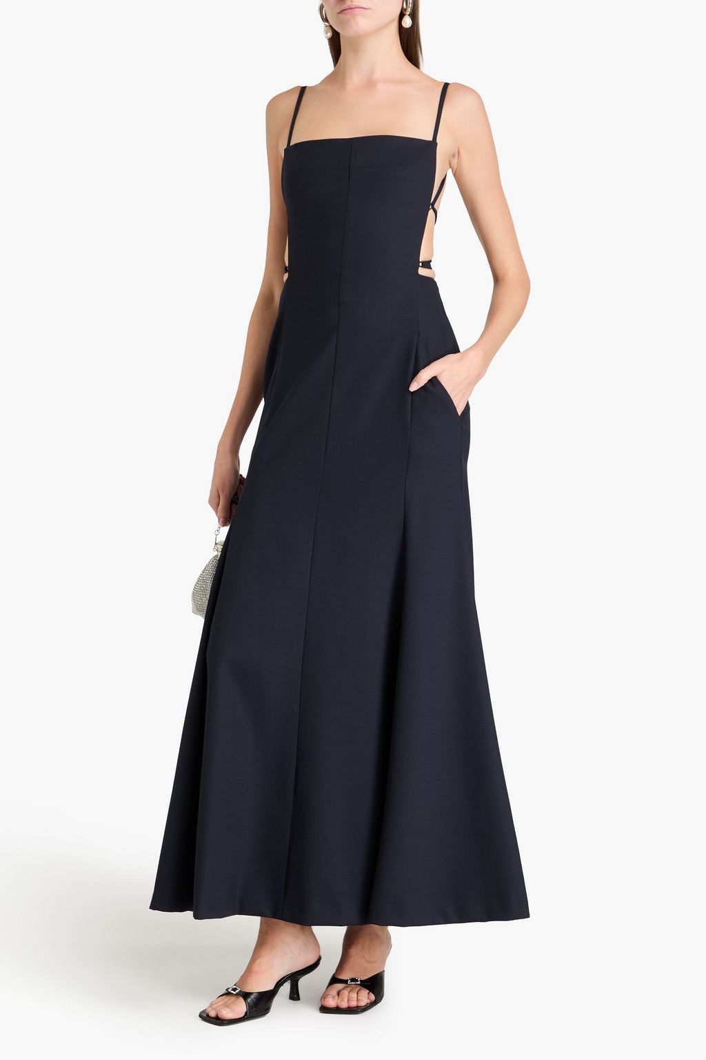 PHILOSOPHY DI LORENZO SERAFINI Woven maxi dress THE OUTNET