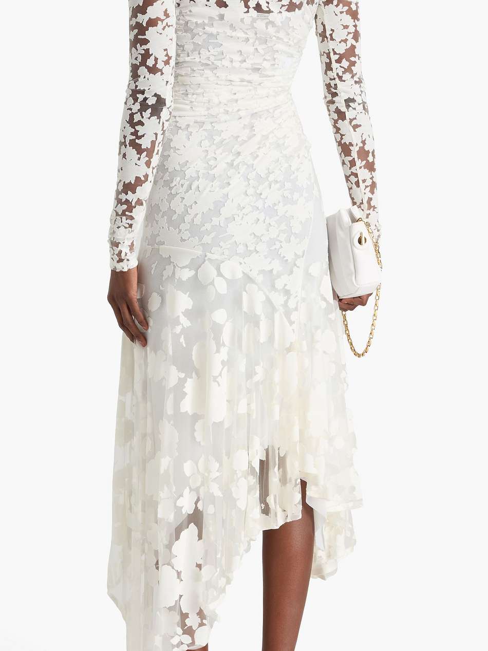 burnout jersey maxi dress