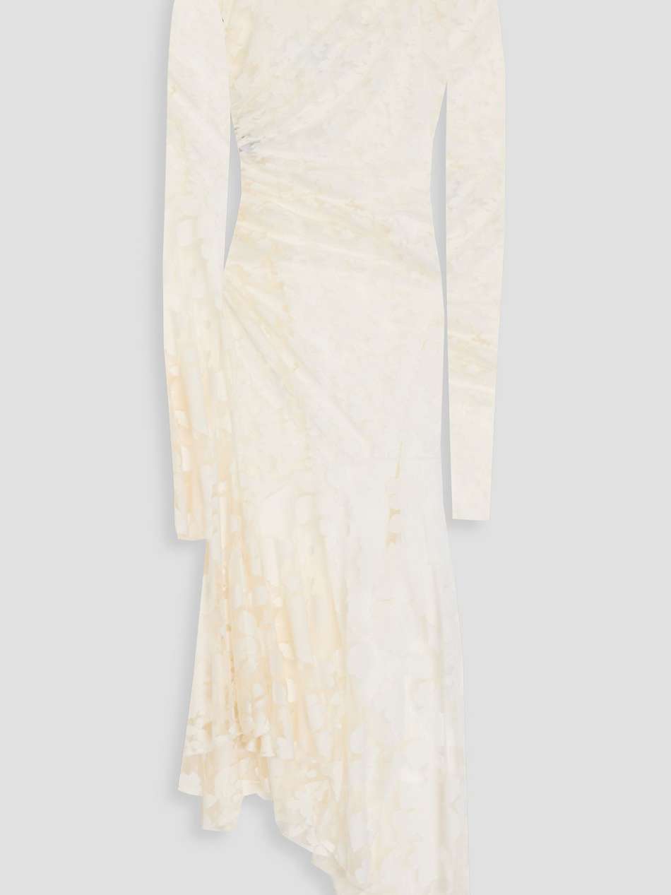 burnout jersey maxi dress