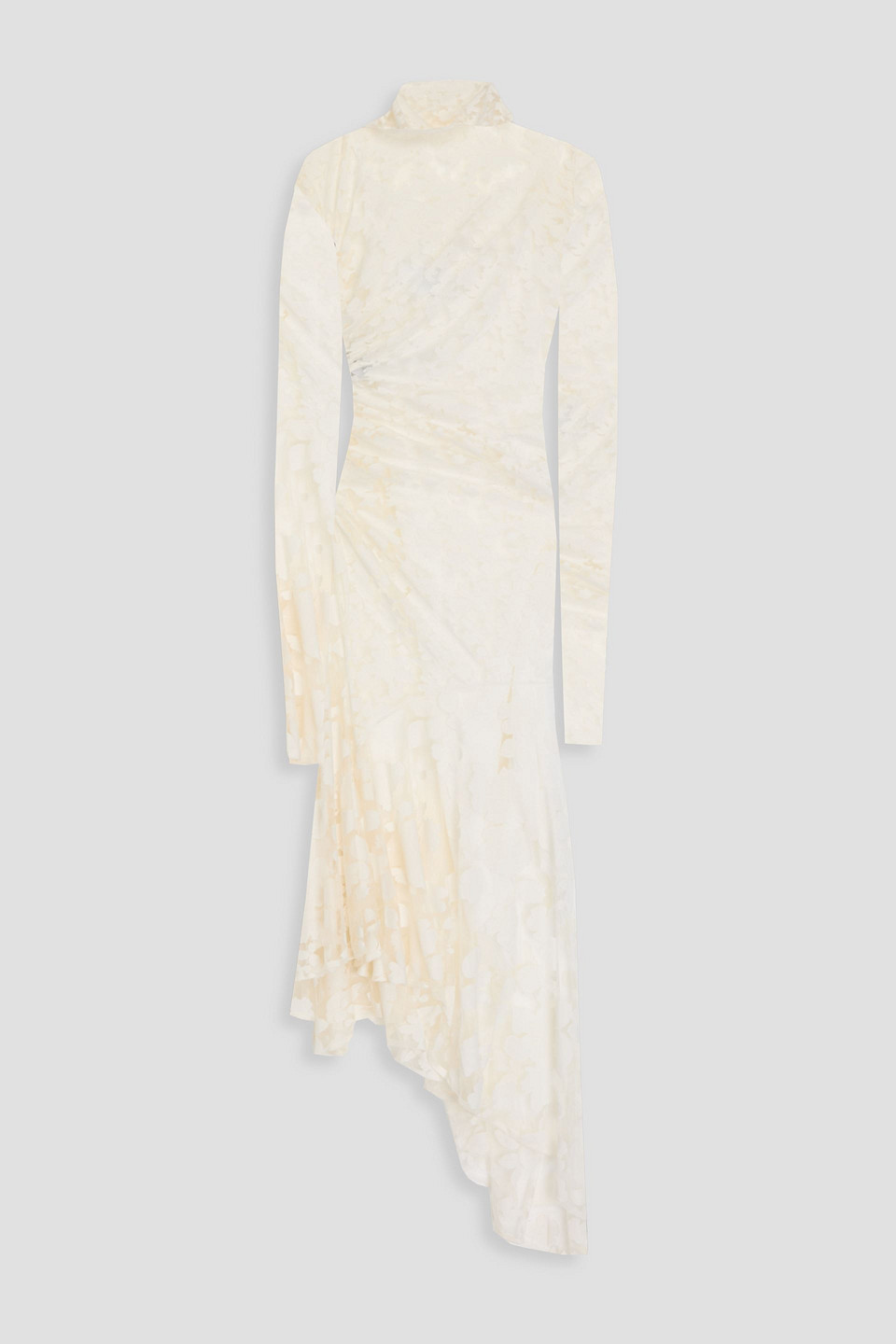 Philosophy Di Lorenzo Serafini Burnout Jersey Maxi Dress In Ivory