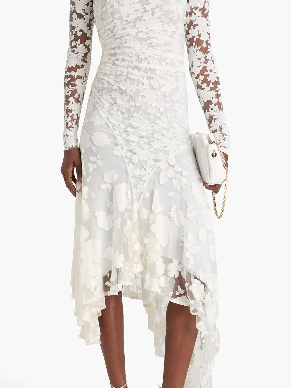 burnout jersey maxi dress