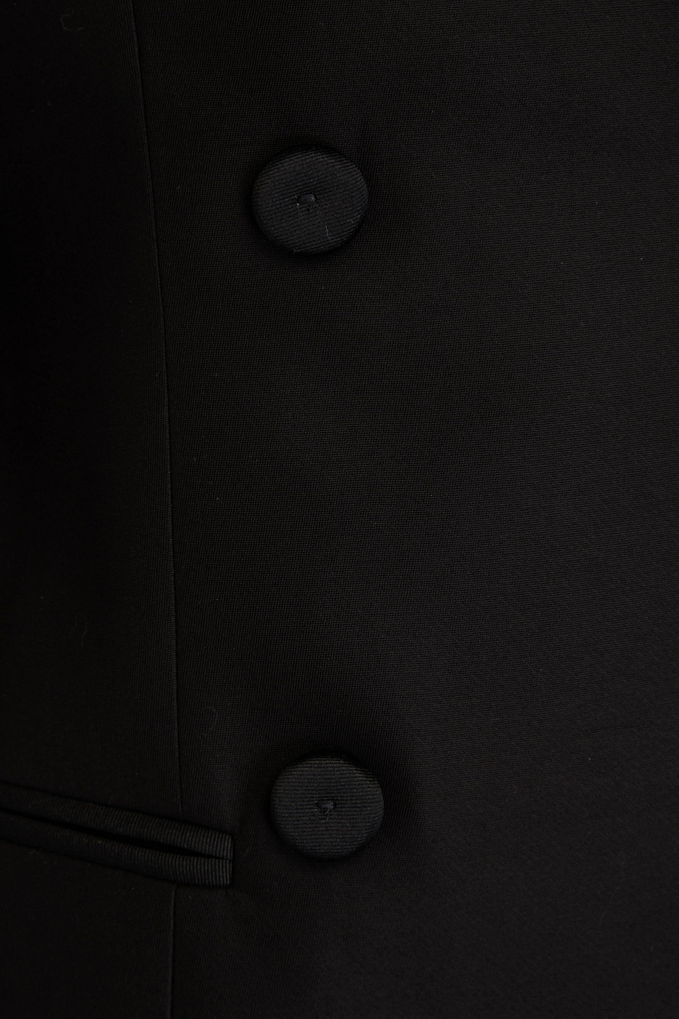 Moschino Crepe Blazer In Black