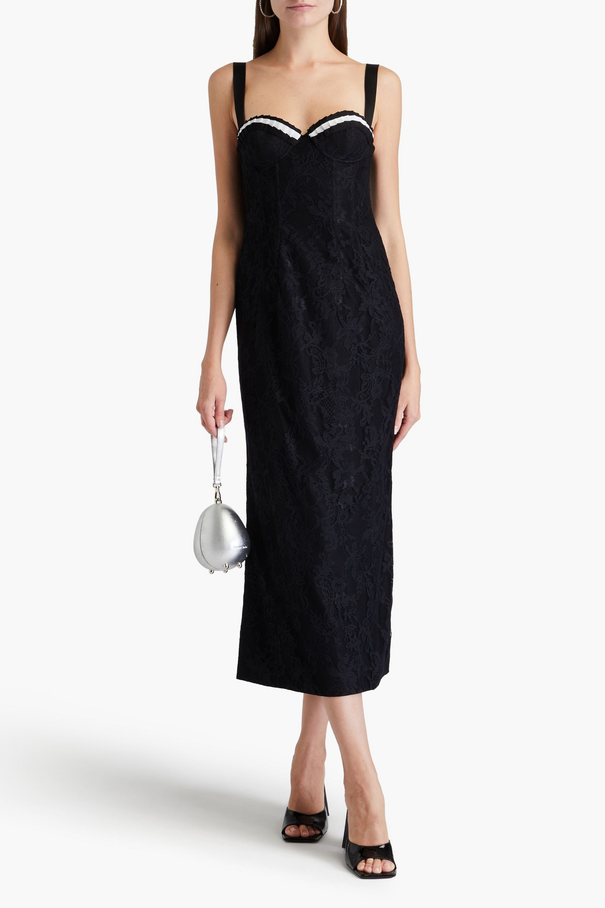 aniyah midi dress Ralph Lauren Aniyah Floral-Print Wrap Midi Dress In Black - 70% Off