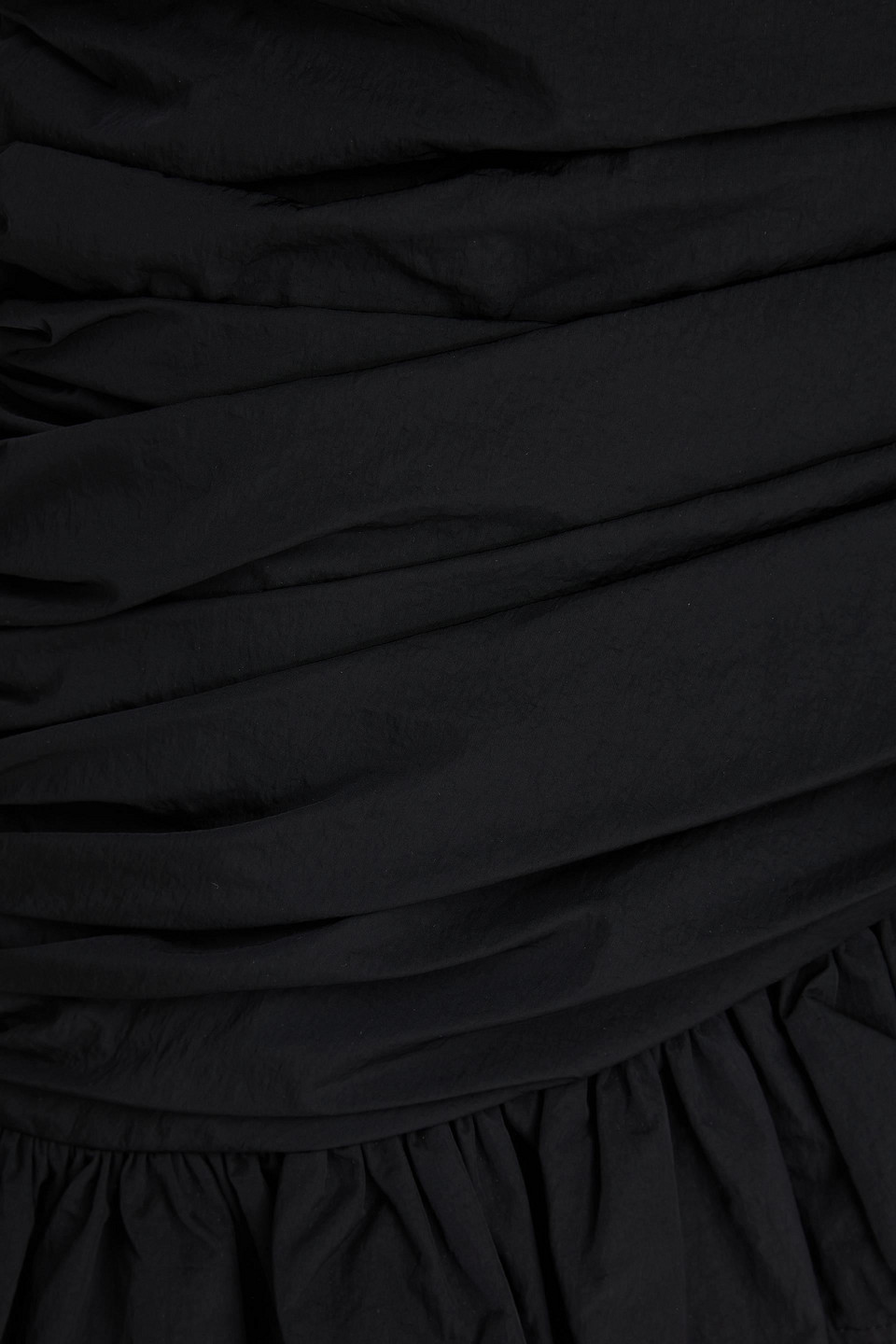 AREA RUFFLED TAFFETA MINI SKIRT 