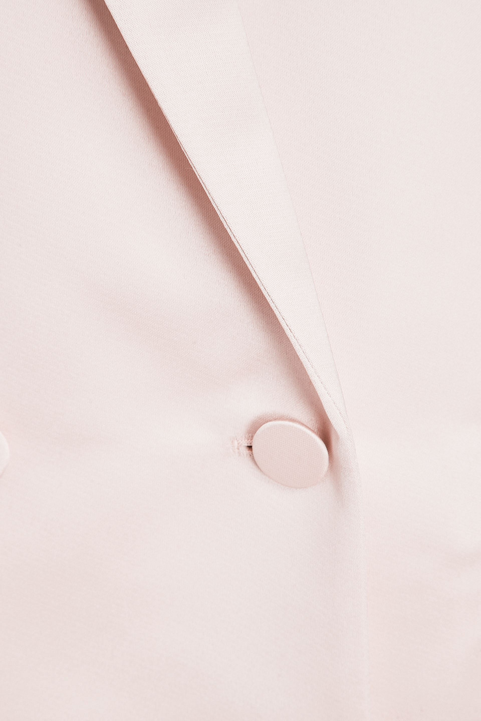 Philosophy Di Lorenzo Serafini Double-breasted Satin-crepe Tuxedo Jacket In Pastel Pink