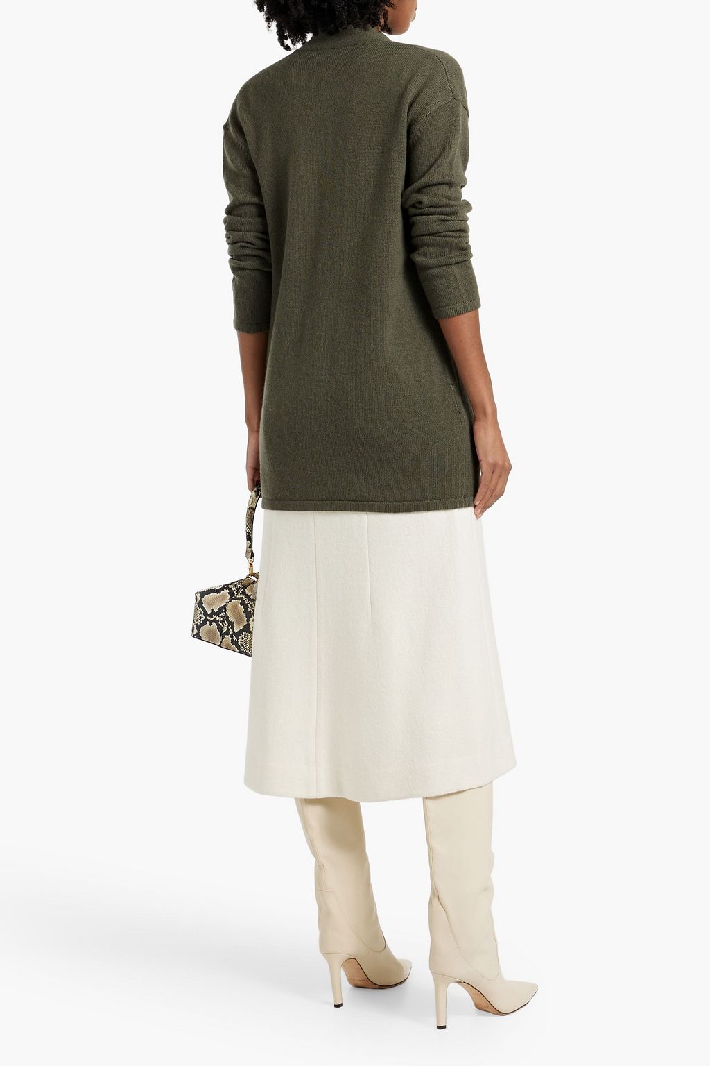 THEORY Wool and cashmere-blend cardigan