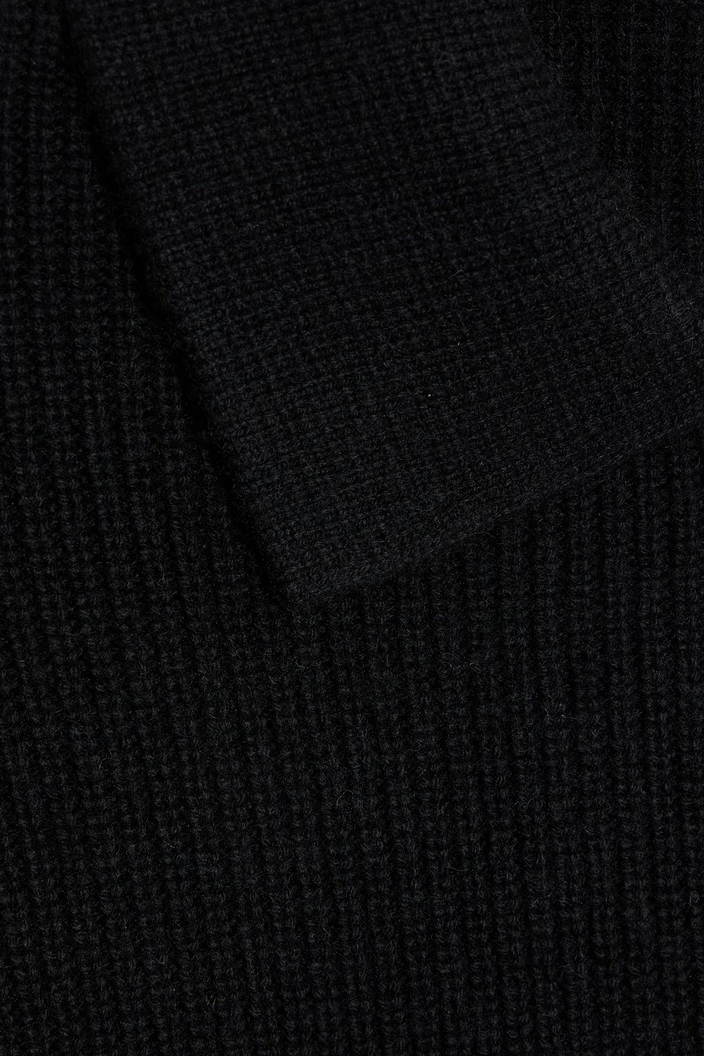 THEORY Ribbed merino wool and cashmere-blend cardigan
