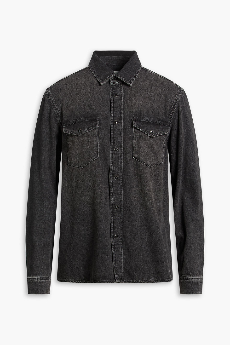 Frame Denim Shirt In Black
