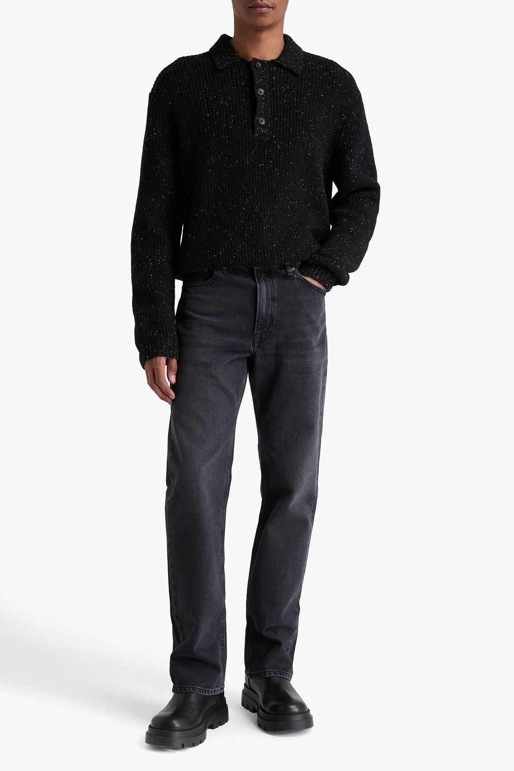 FRAME The Boxy faded denim jeans