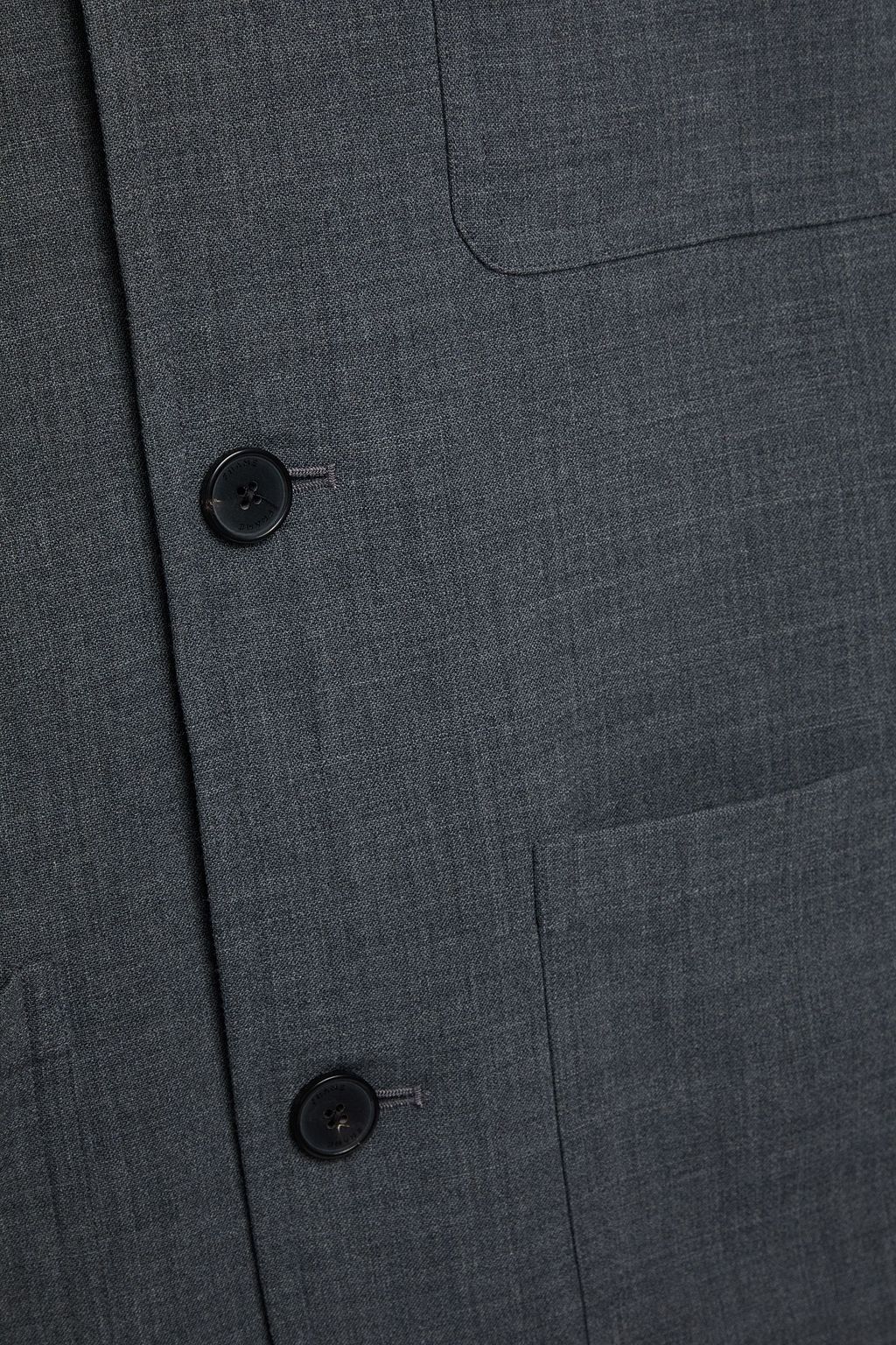 FRAME Wool-blend crepe jacket