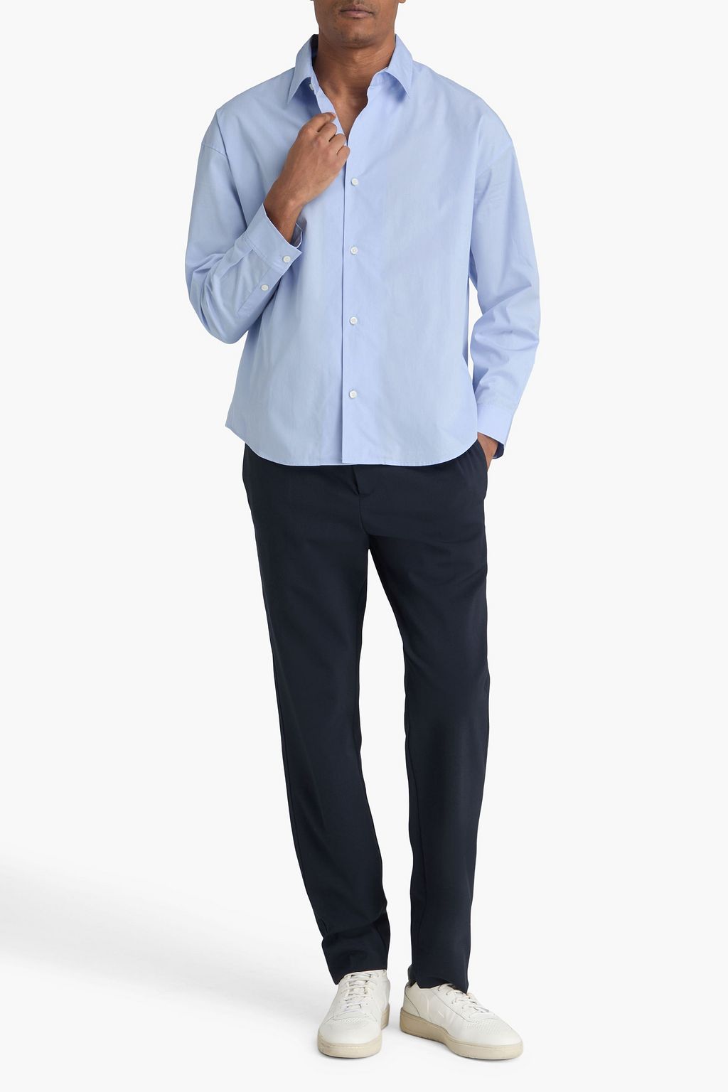 FRAME Cotton-poplin shirt
