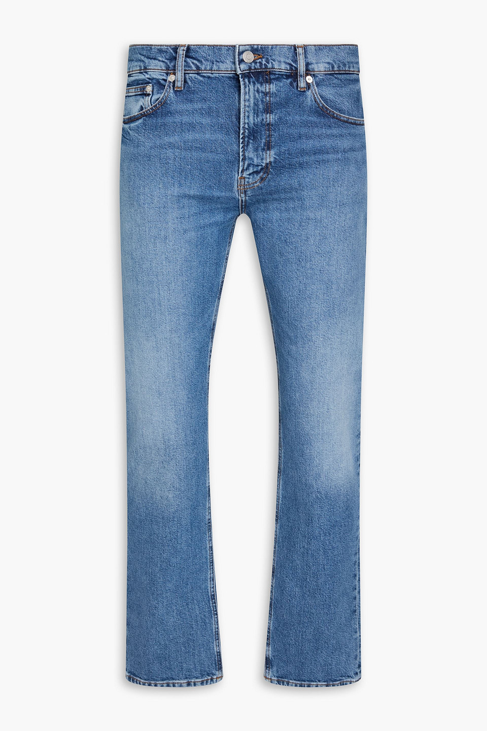 frame - modern straight denim jeans - blue - 36