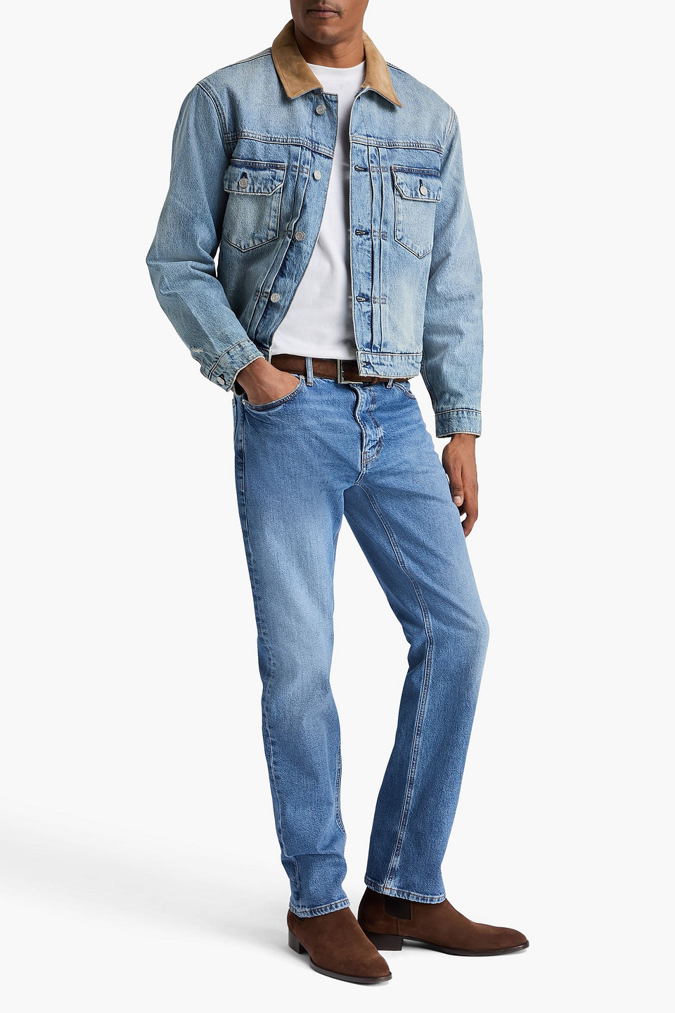  Frame - Jeans „modern Straight“ Aus Denim - Blau - 31 