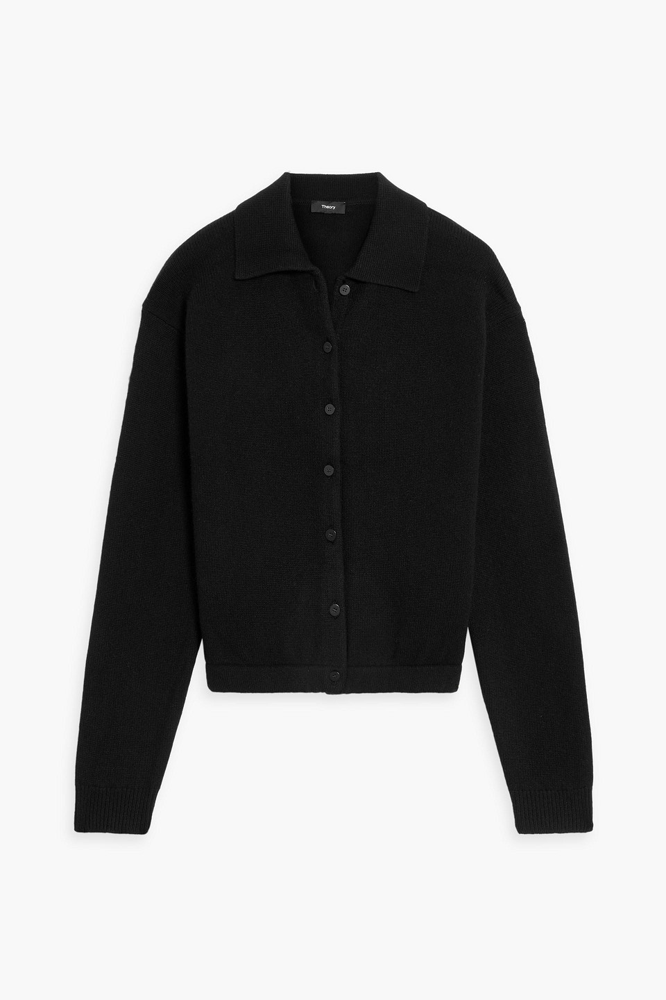 Theory Cashmere Cardigan In Black