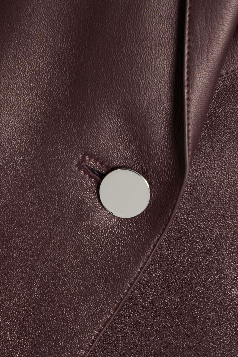 THEORY LEATHER BLAZER