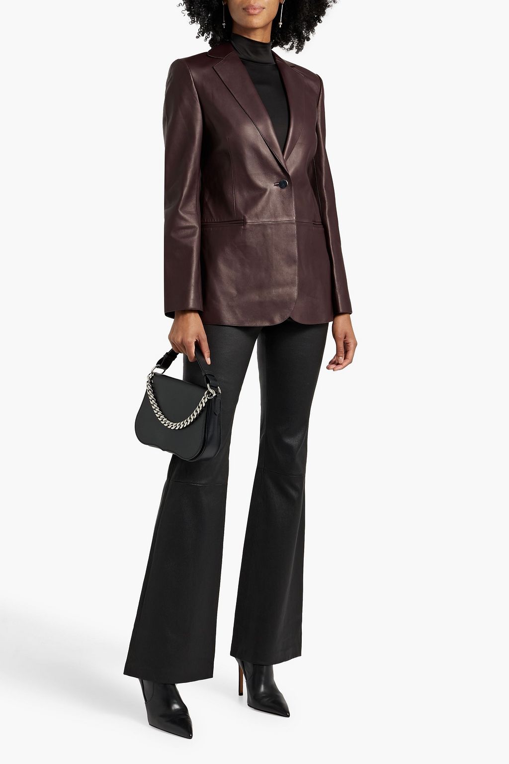 Theory leather blazer dress hotsell