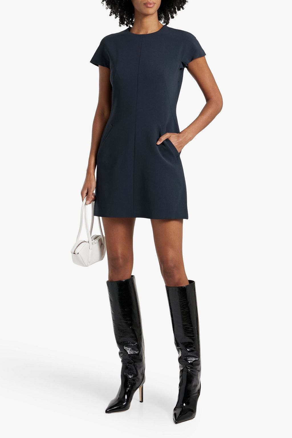 THEORY Crepe mini dress