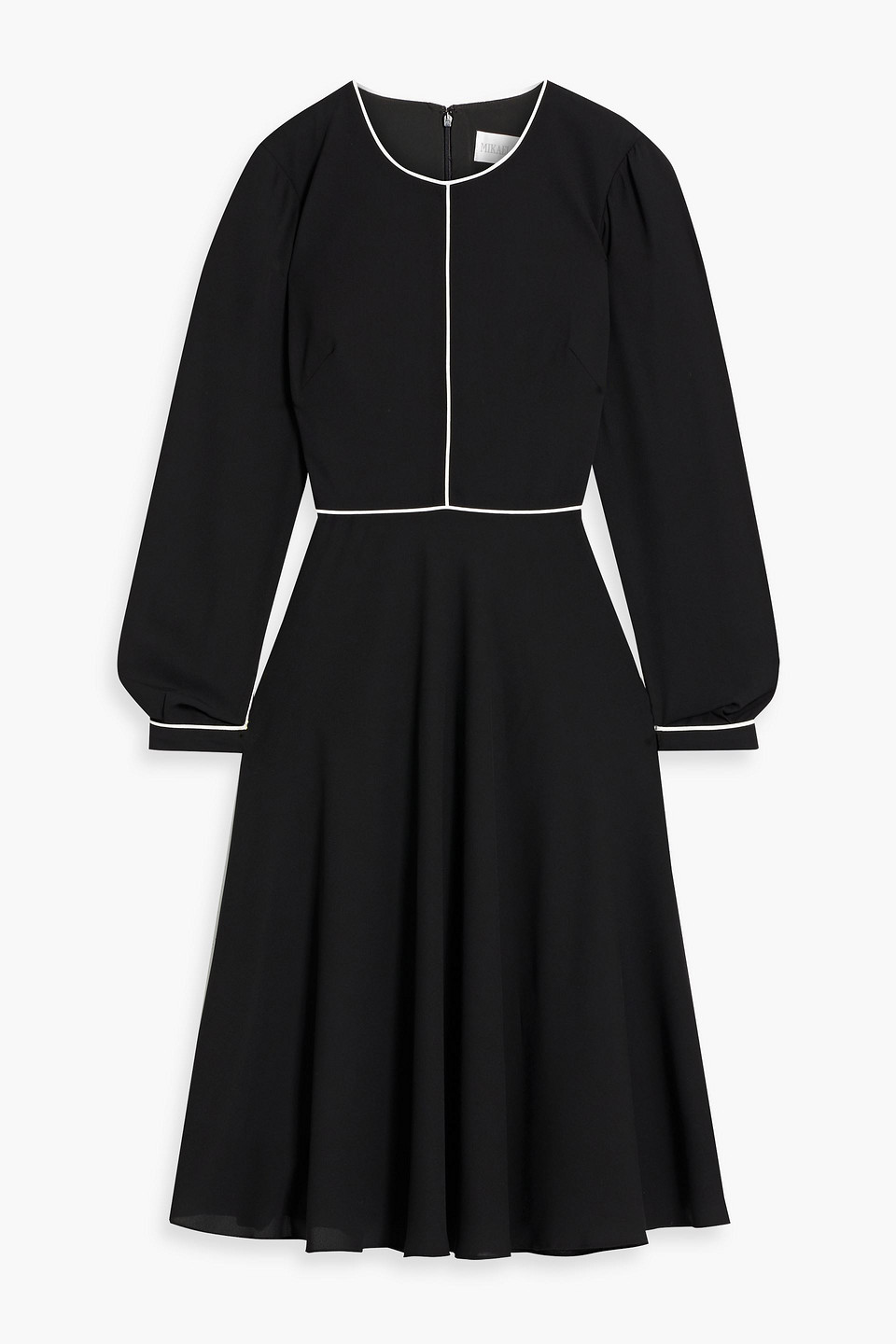 Mikael Aghal Crepe Dress In Black