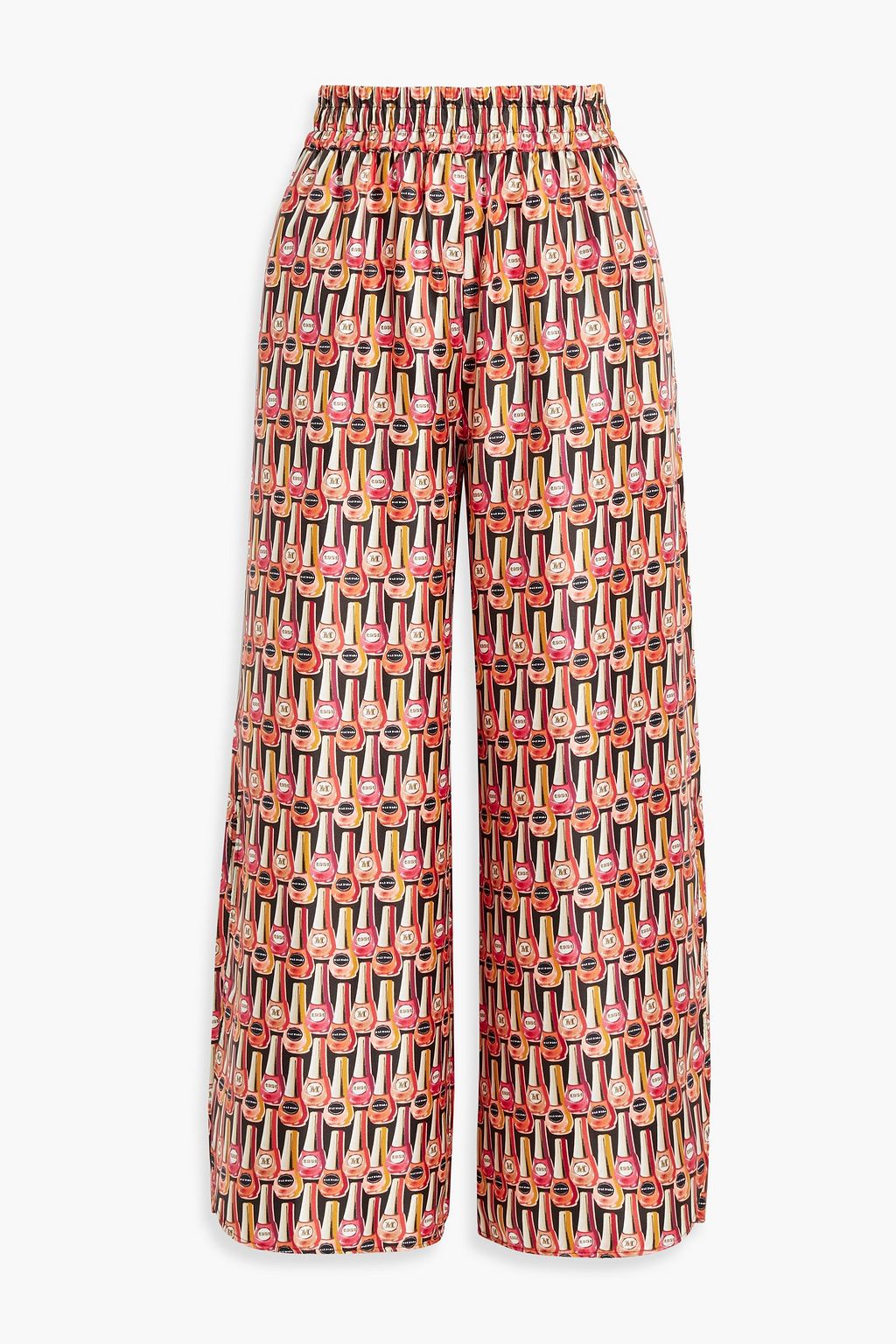 レビュー高評価アイテム特集｜ファッション通販 silk-twill Printed MARA MAX wide-leg OUTNET THE | pants パンツ