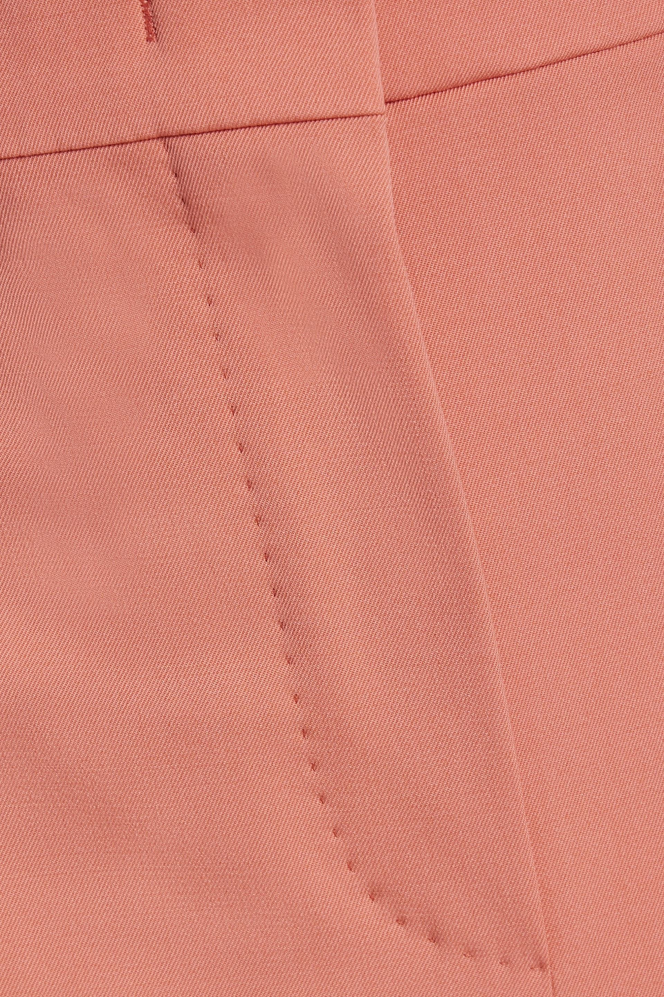 MAX MARA WOOL-BLEND TWILL WIDE-LEG PANTS 