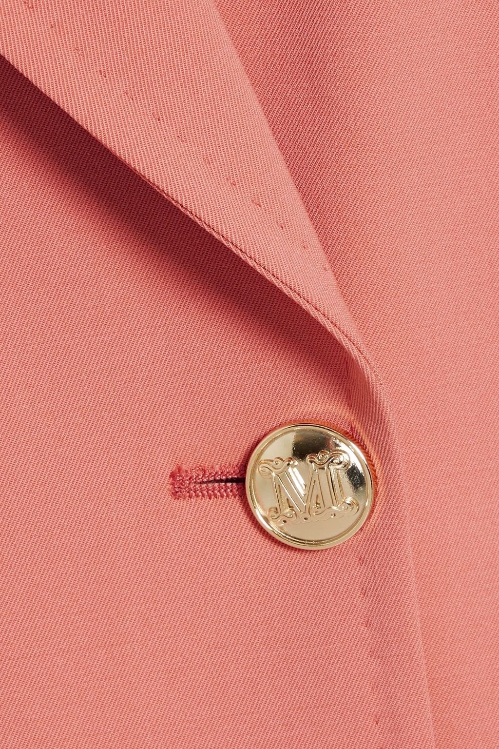 MAX MARA Double-breasted wool-blend twill blazer