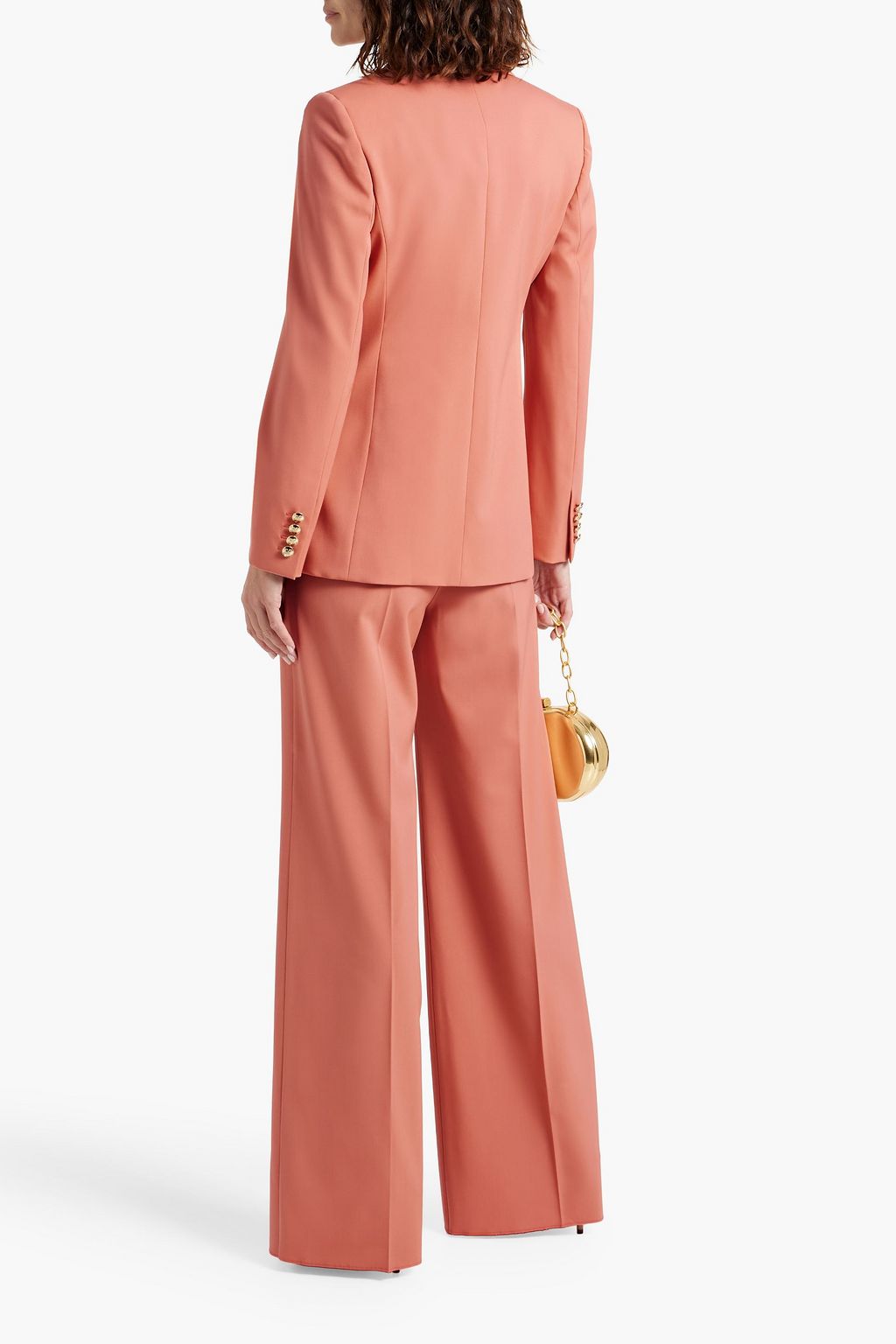 MAX MARA Double-breasted wool-blend twill blazer