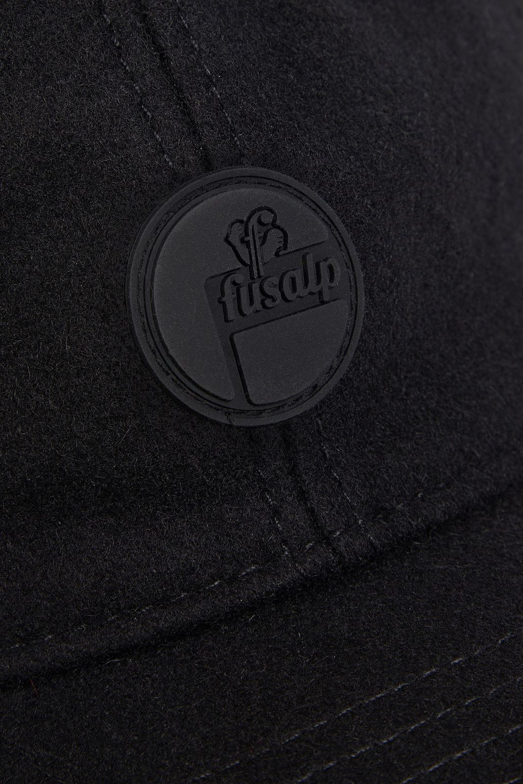 FUSALP Appliquéd wool-blend felt baseball cap