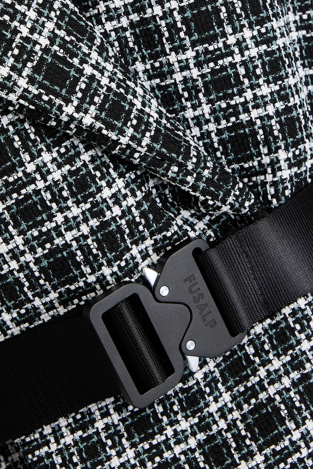 FUSALP Belted tweed jacket