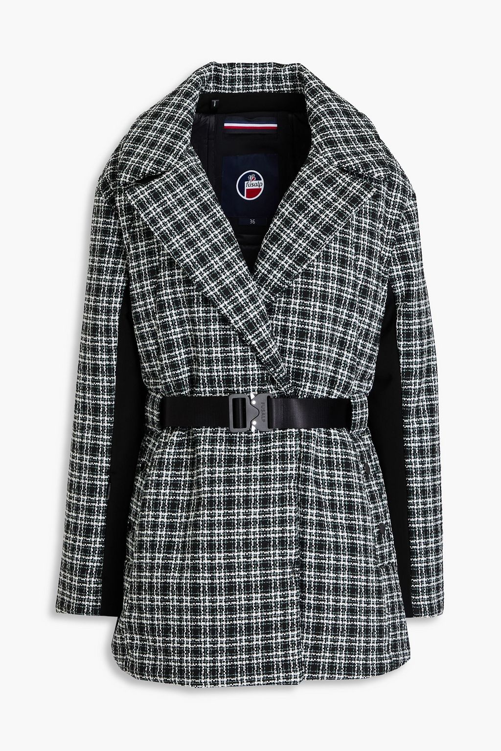 FUSALP Belted tweed jacket THE OUTNET