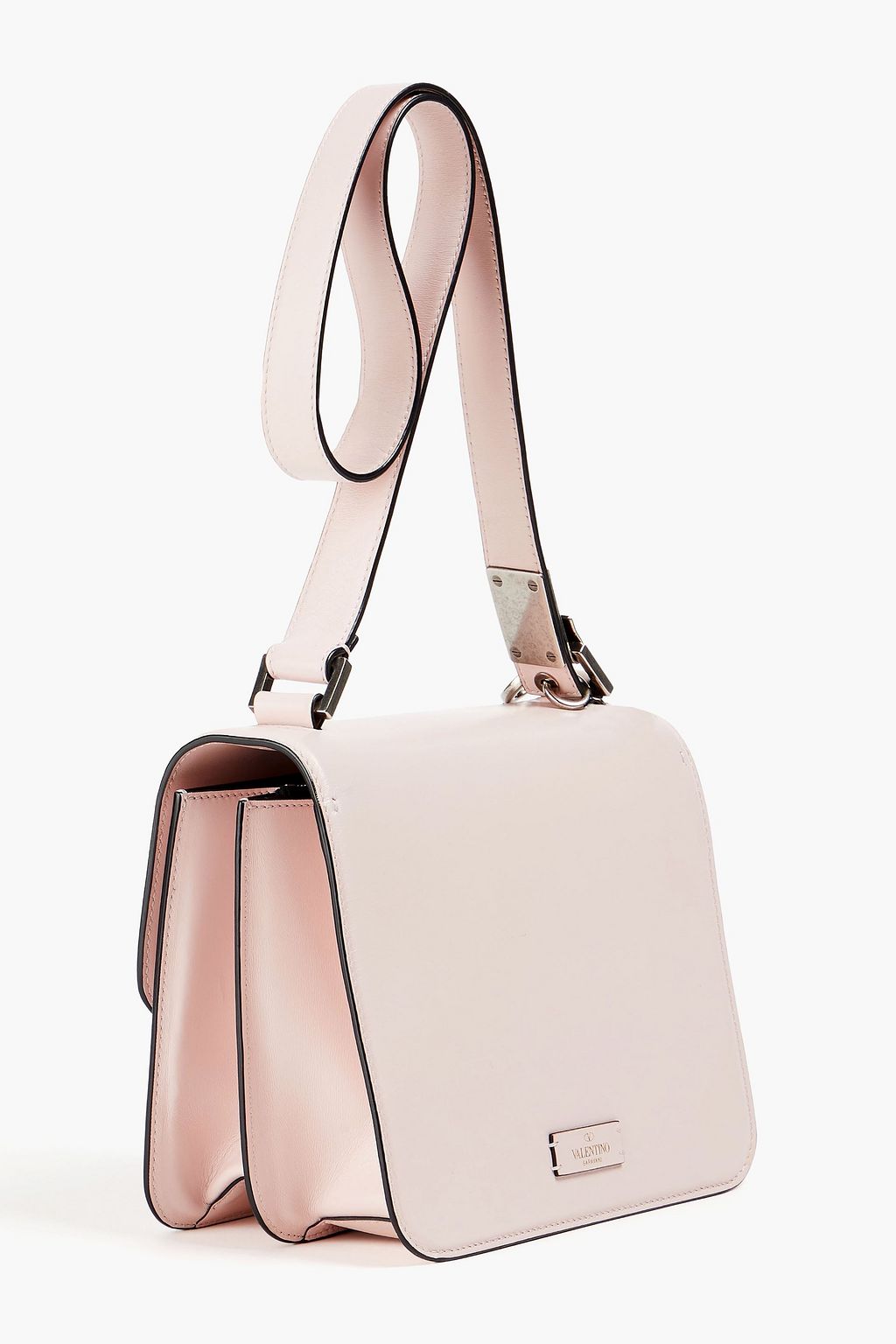 VALENTINO GARAVANI VLOGO crystal-embellished leather shoulder bag