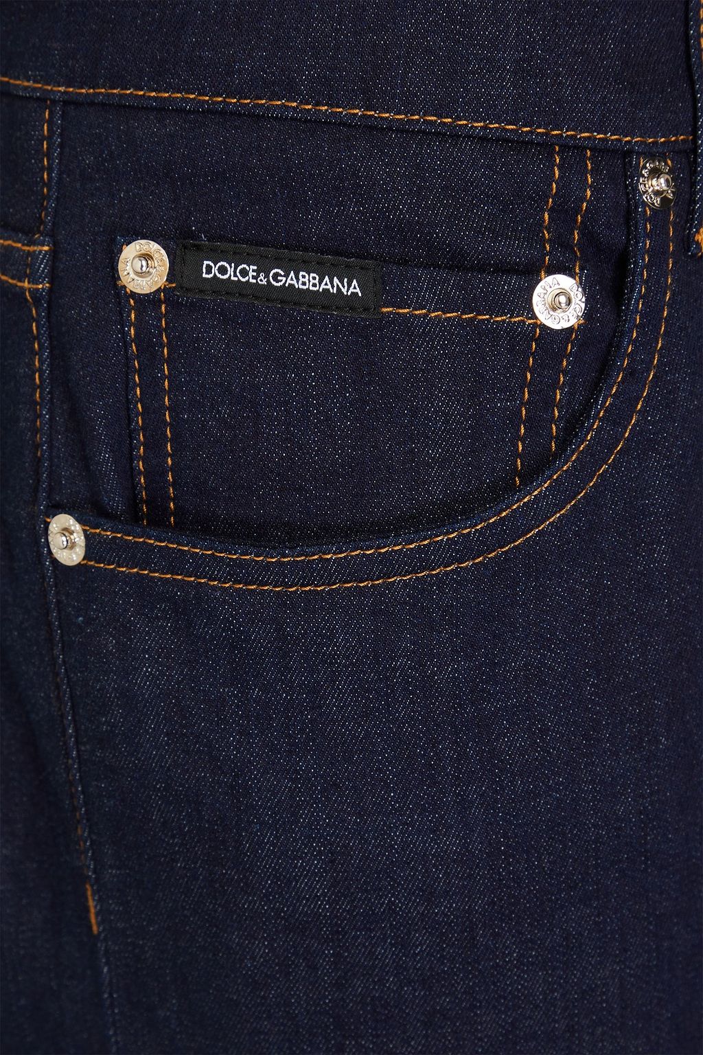 DOLCE&GABBANA جينز بقصّة ضيقة مصنوع من الدنيم