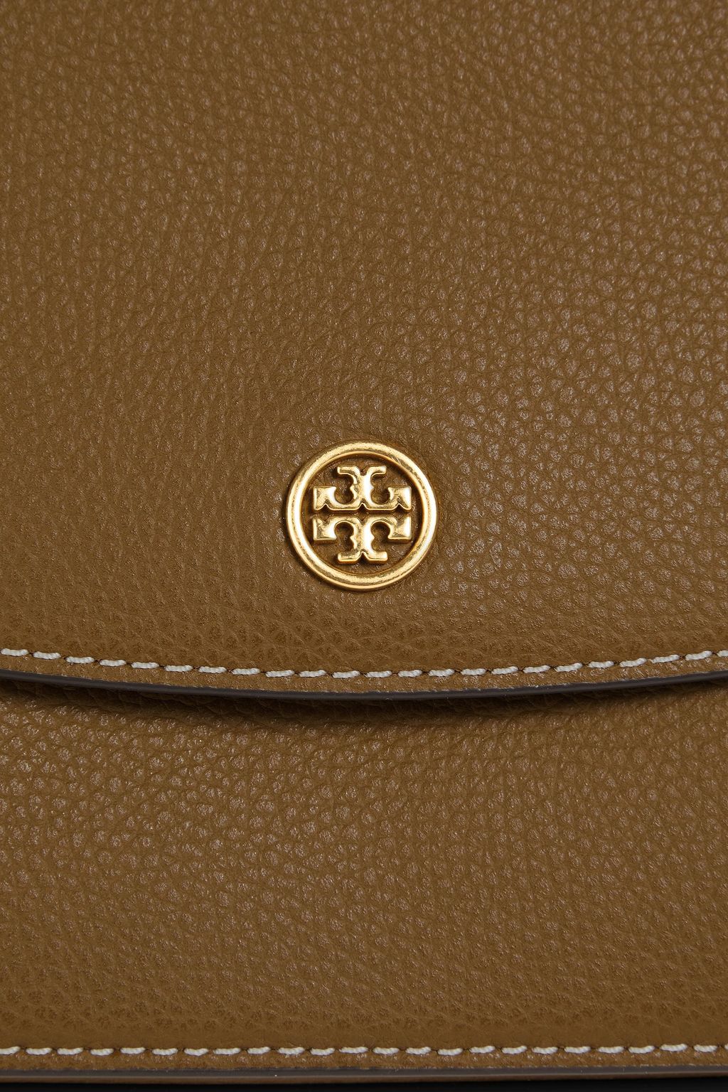 TORY BURCH Robinson pebbled-leather shoulder bag