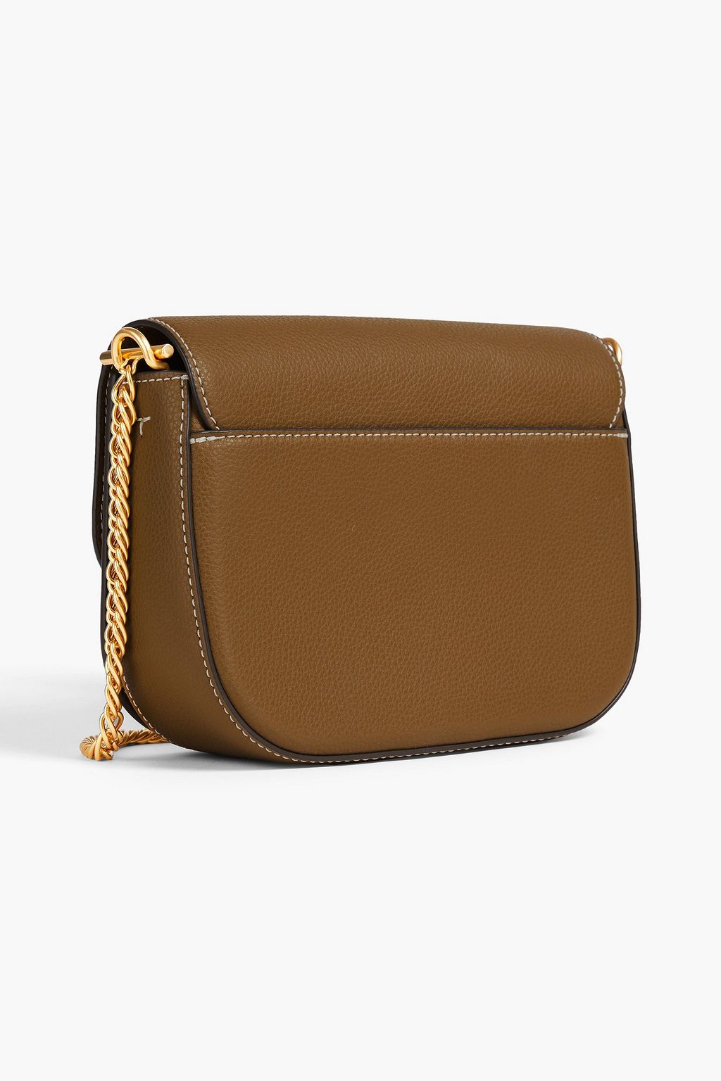 TORY BURCH Robinson pebbled-leather shoulder bag