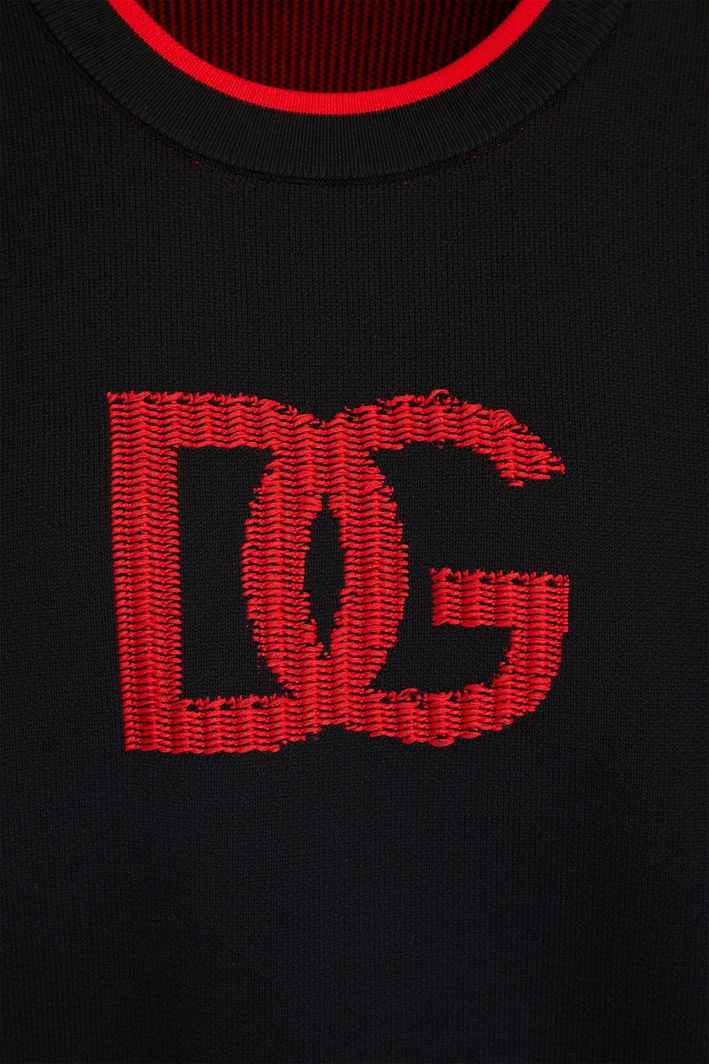 DOLCE&GABBANA كنزة رياضية من نسيج بحبكة الجاكار