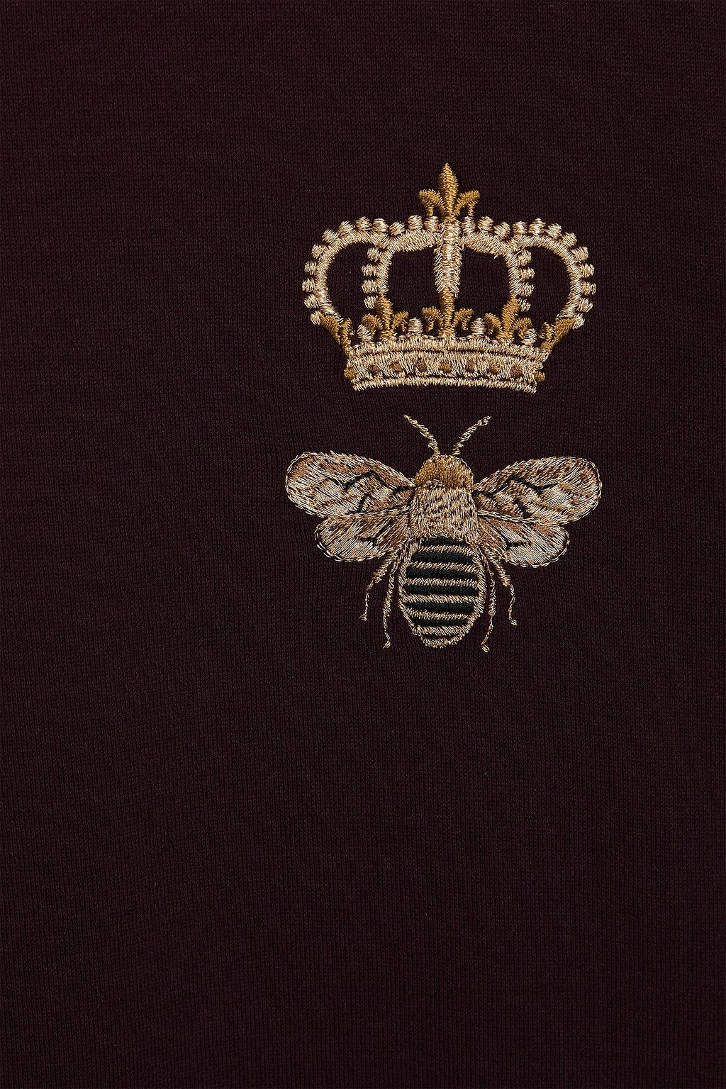 DOLCE&GABBANA Embroidered cotton-jersey T-shirt