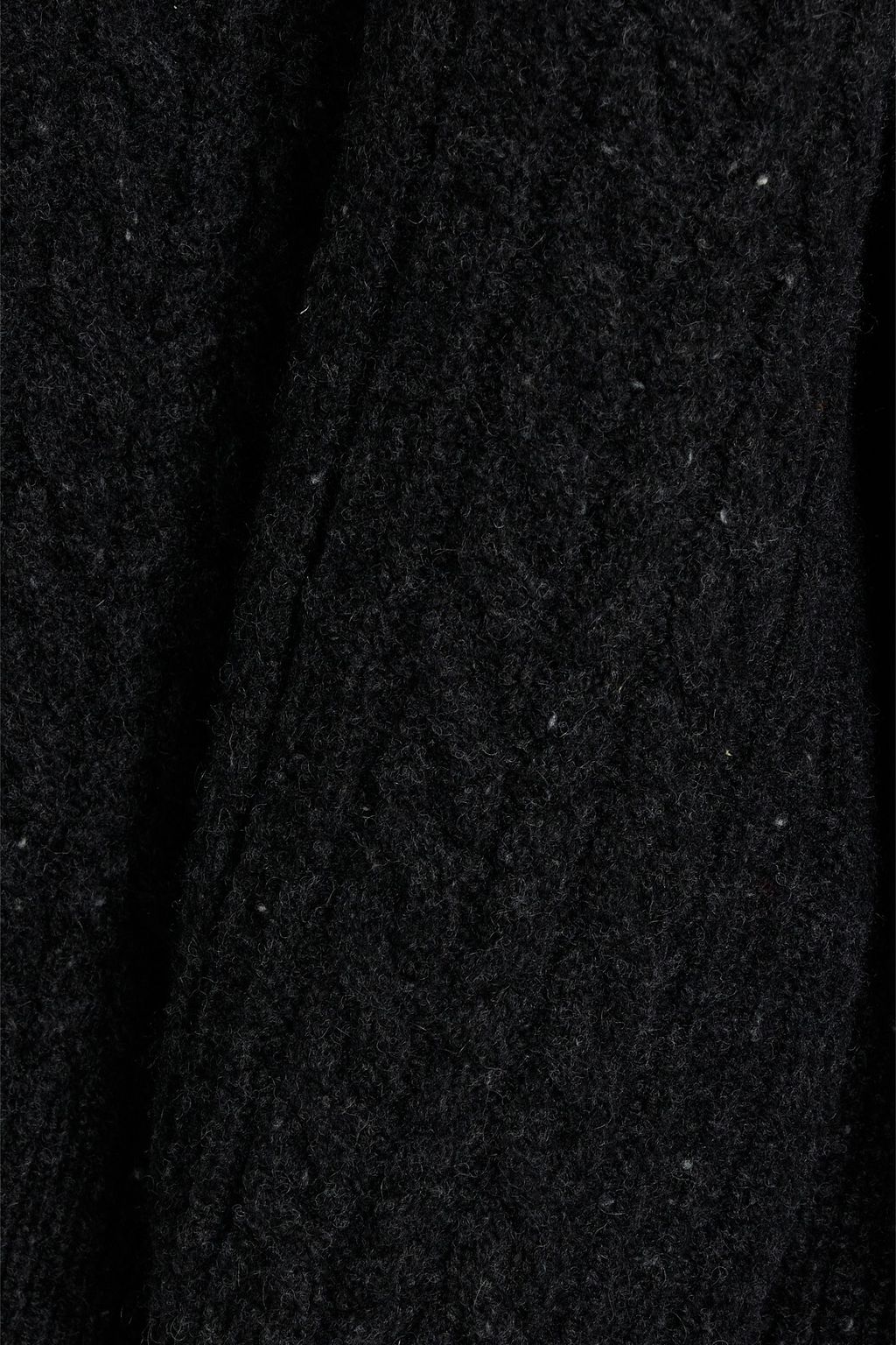 MAX MARA Favore Donegal cable-knit wool-blend turtleneck sweater