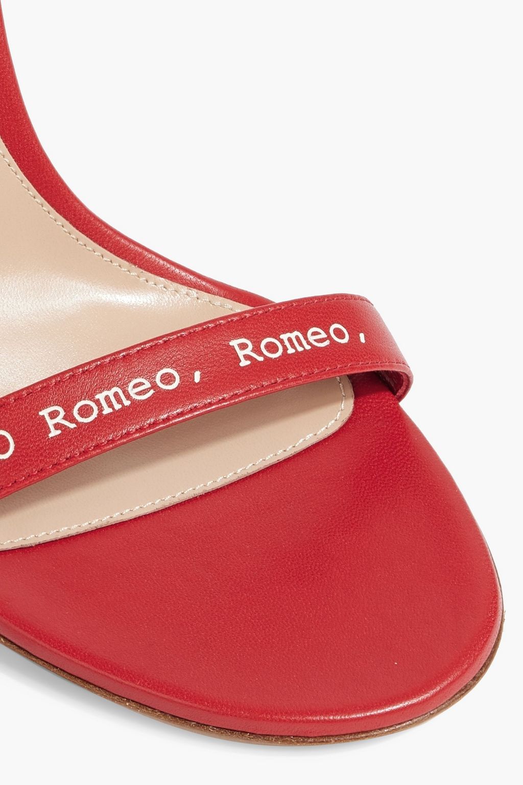 GIANVITO ROSSI Oh Romeo printed leather sandals