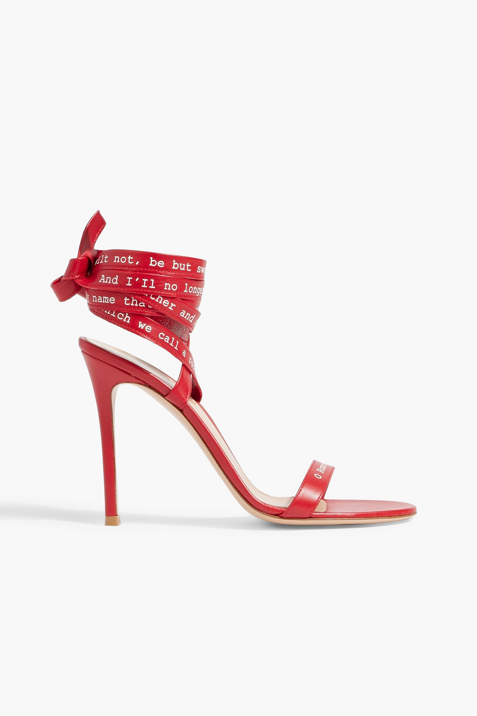 Oh Romeo printed leather sandals