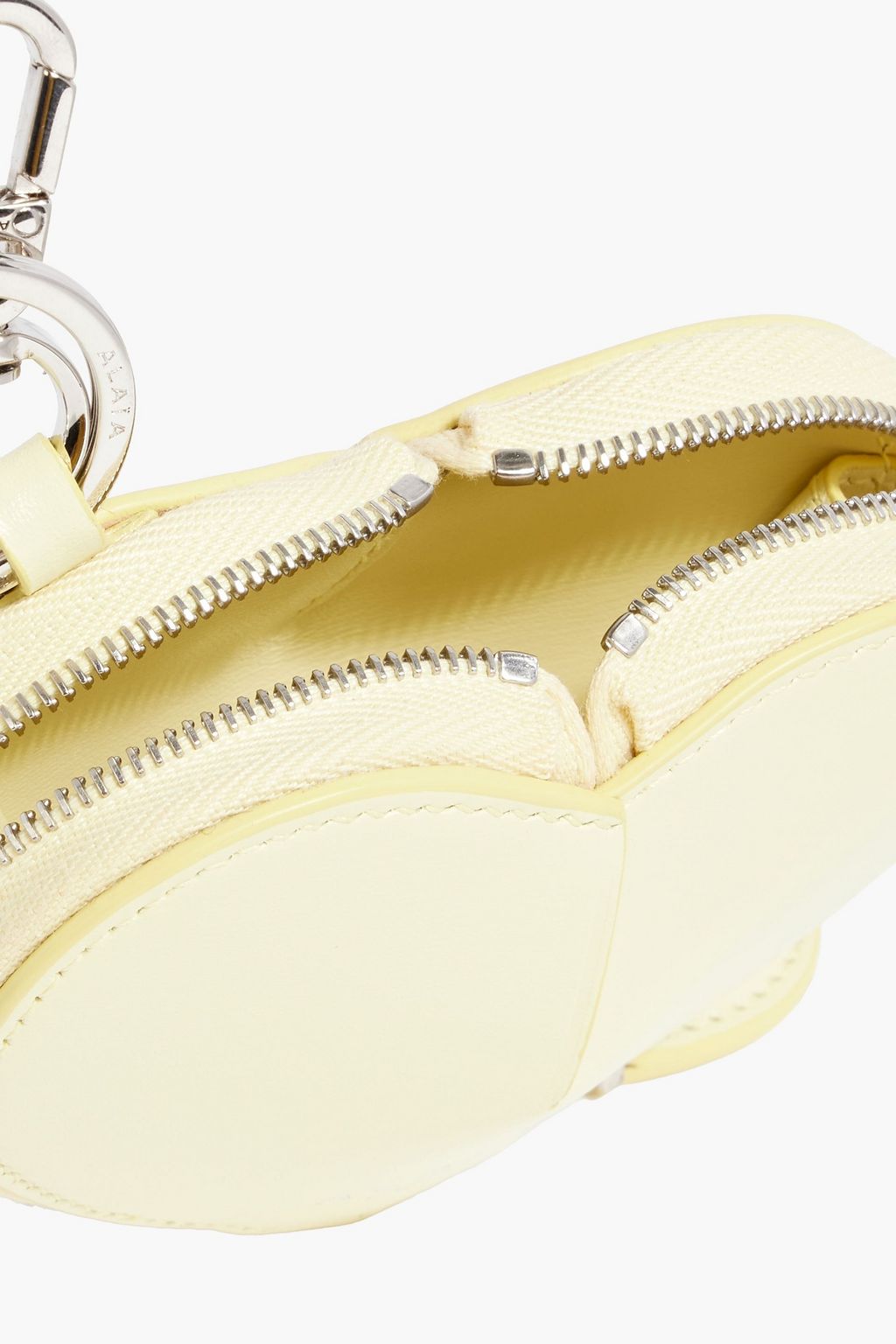 ALAÏA Le Coeur mini leather coin purse
