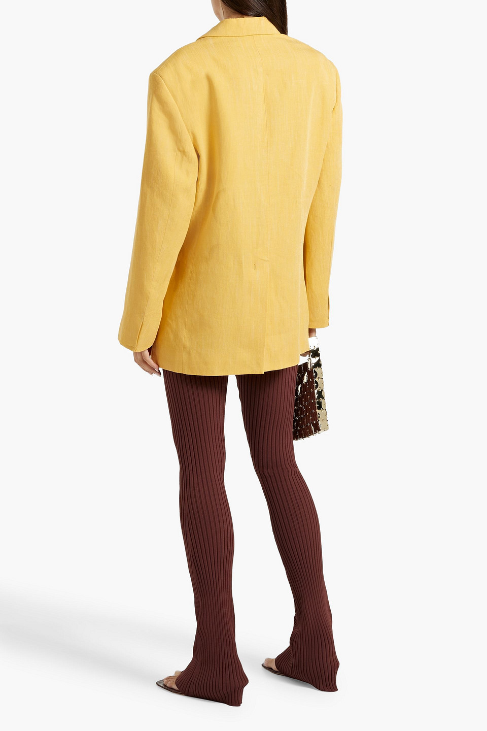  Jacquemus - Blazer Aus Einer Leinenmischung - Gelb - Fr 34 