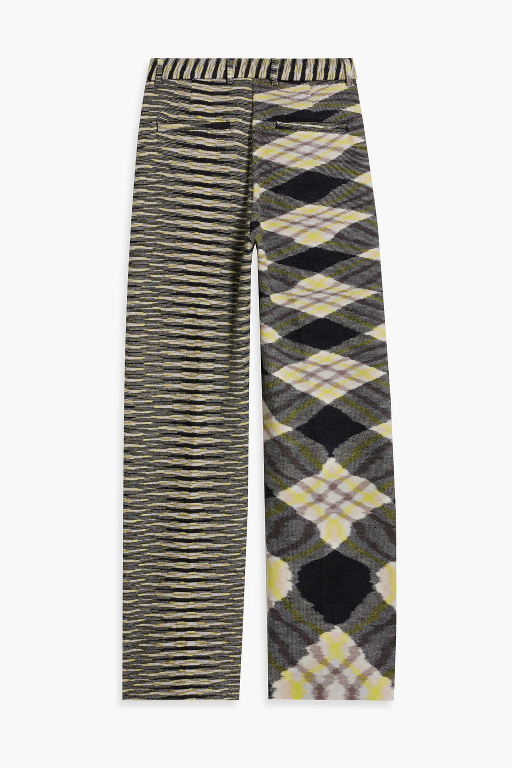 MISSONI Space-dyed knitted straight-leg pants