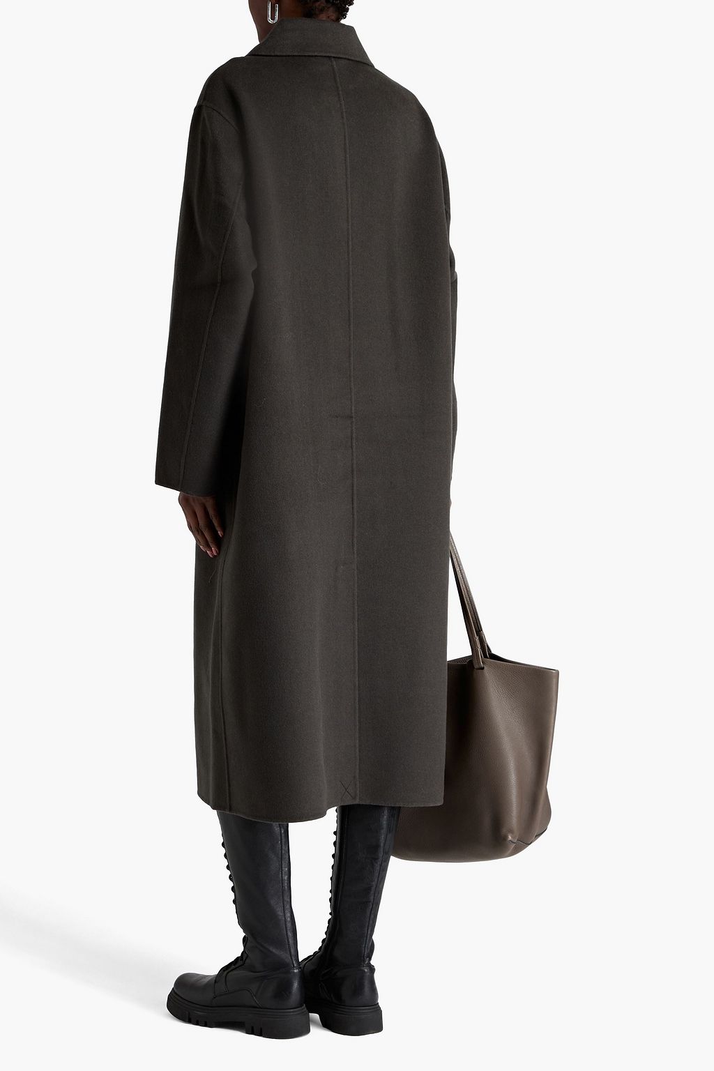 HOLZWEILER Wool-blend felt coat