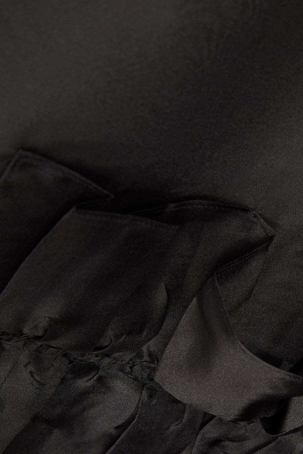BITE STUDIOS シルクオーガンザ スカート ラッフル付き