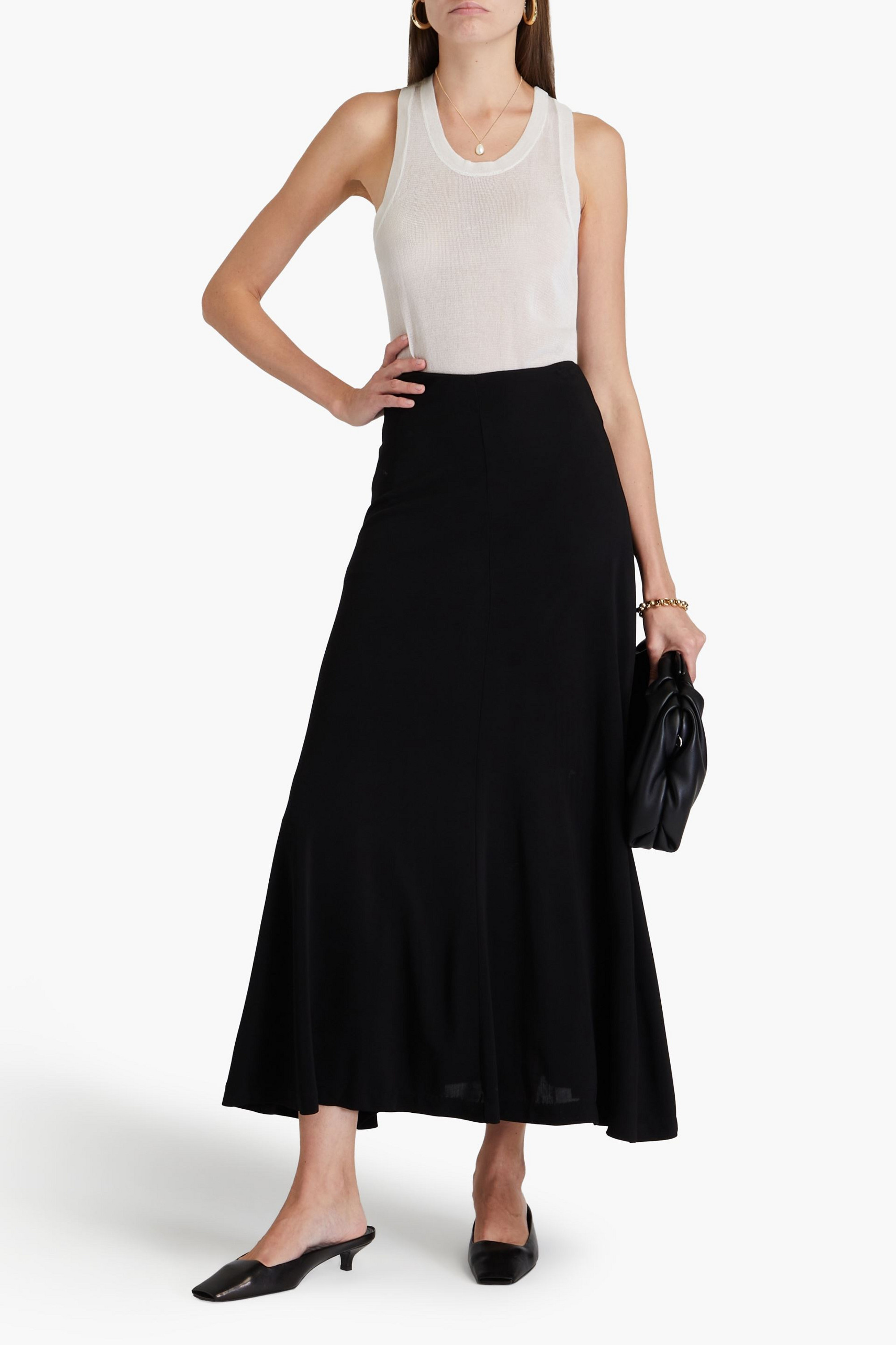 self-portrait - x Christopher Kane Lace Satin Long Sleeve Maxi Dress | Plush